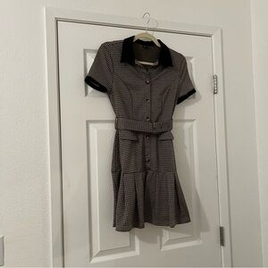 Shein Houndstooth Dress